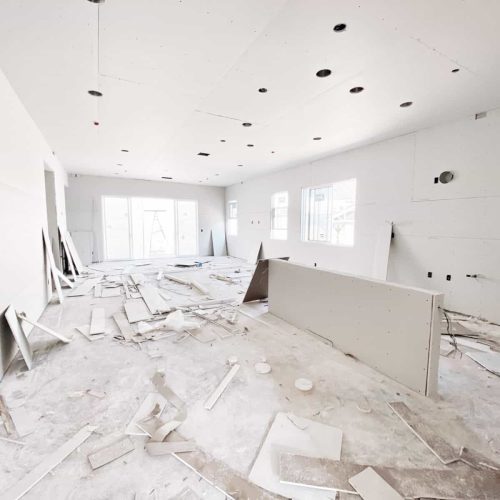 New Home Construction Site