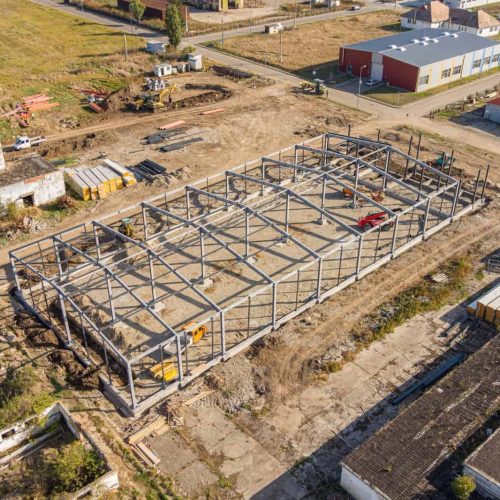 Steel frame structure